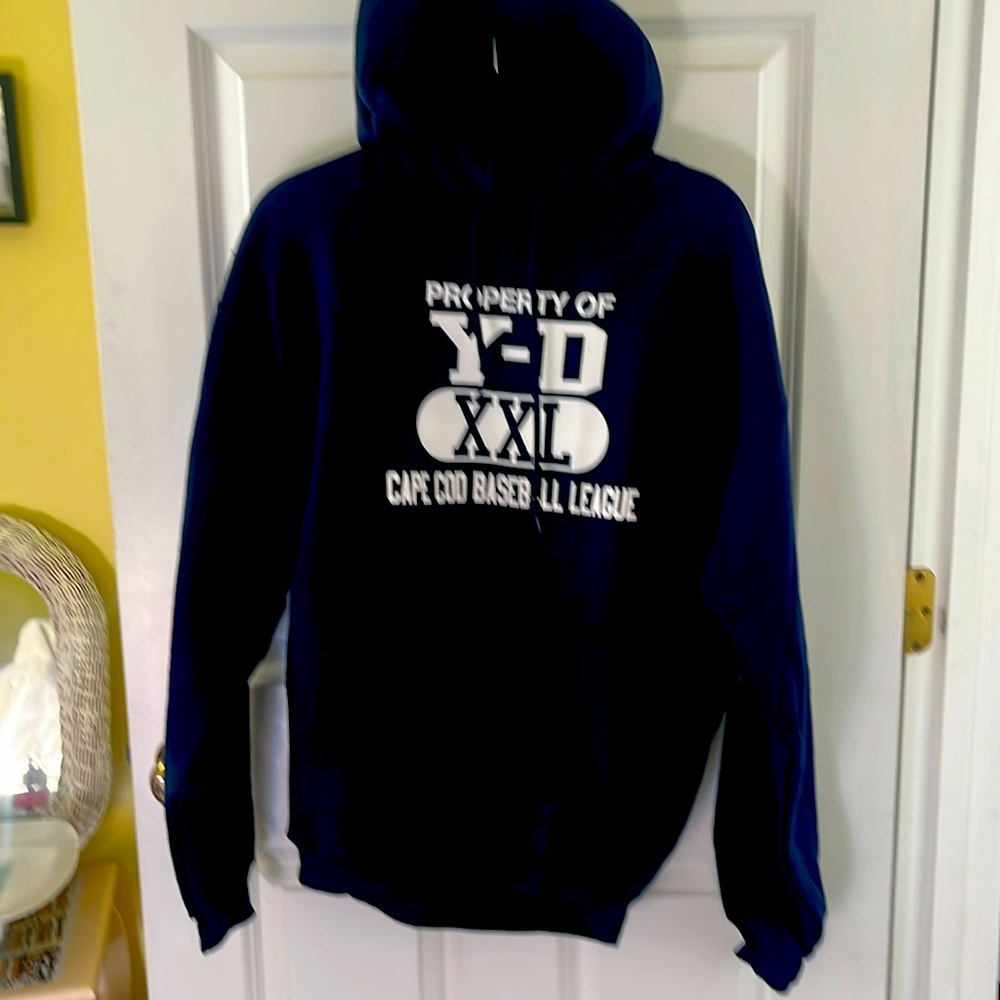 NWOT! Vintage Y-D Red Sox CCBL Navy Hoodie . Size Large. Unisex